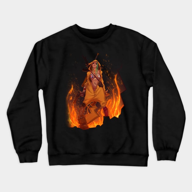 Tank Girl Crewneck Sweatshirt by tattts